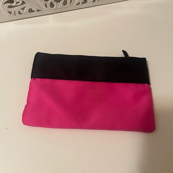 Prada perfume small makeup bag lightweight with gorgeous hot pink and black - Picture 12 of 13